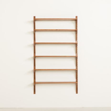 25067 Scandinavian mid century renovated teak shelving unit, 1960s-4 25067 Scandinavian mid century renovated teak shelving unit, 1960s-4