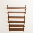 25067 Scandinavian mid century renovated teak shelving unit, 1960s-5