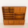 25071 Danish mid century Poul Hundevad modular boocase in teak, 1970s-10