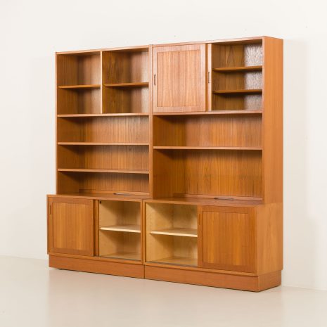 25071 Danish mid century Poul Hundevad modular boocase in teak, 1970s-4 25071 Danish mid century Poul Hundevad modular boocase in teak, 1970s-4