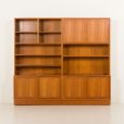 25071 Danish mid century Poul Hundevad modular boocase in teak, 1970s-9
