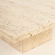 25098 Italian mid cneury travertine coffee table, 1970s-7