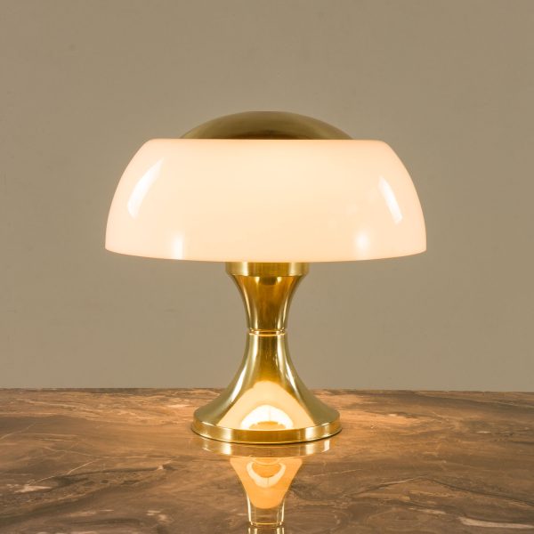 Włoska lampa stołowa Gaetano Scolari, Ecolight, lata 70.