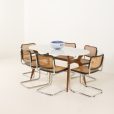 25100 Italian mid century Carra marble dining table in the style of Ico Parisi-2
