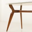 25100 Italian mid century Carra marble dining table in the style of Ico Parisi-8
