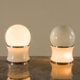 25101 Pair OF Opaline Glass Table Lamps by Goffredo Reggiani for Reggiani, Italy 1960s-2