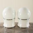 25101 Pair OF Opaline Glass Table Lamps by Goffredo Reggiani for Reggiani, Italy 1960s-6