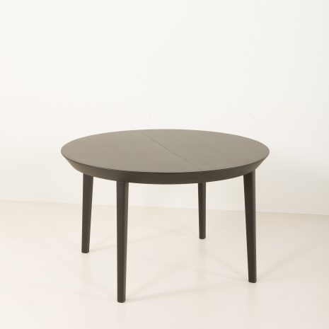 23160 6348460 Ole Hald, circular teak dining table with 2 additional plates-11 23160 6348460 Ole Hald, circular teak dining table with 2 additional plates-11