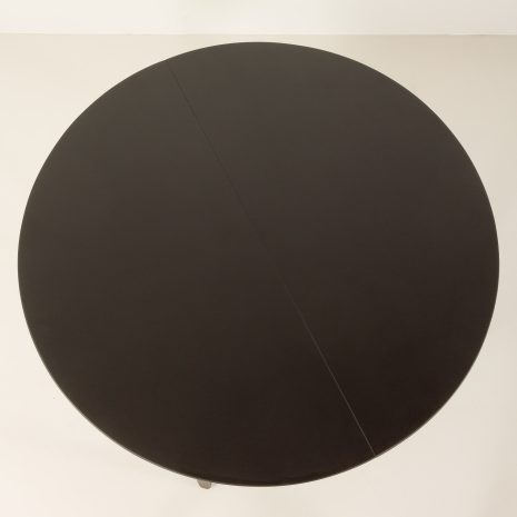 23160 6348460 Ole Hald, circular teak dining table with 2 additional plates-13 23160 6348460 Ole Hald, circular teak dining table with 2 additional plates-13