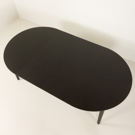 23160 6348460 Ole Hald, circular teak dining table with 2 additional plates-7 23160 6348460 Ole Hald, circular teak dining table with 2 additional plates-7