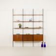 Włoski parawan lub regał z połowy wieku w stylu Franco Albini, Włochy 1960