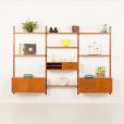 Scandinavian mid century teak wall unit by Torbjørn Afdal for Ringerike Møbel & Trevarefabrikk, Norway 1960s