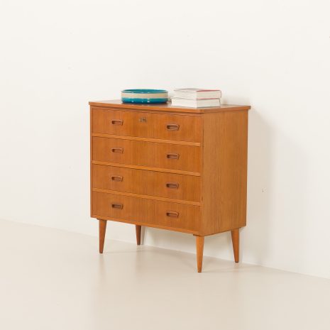 25050 Danish teak dresser with 4 drawers, 1960s-2 25050 Danish teak dresser with 4 drawers, 1960s-2