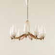 Mid century modern Italian chandelier in attr. to Arredoluce 1950s