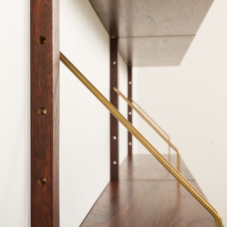 25060 Scandinavian mid century rosewood shelving unit with vinyl records cabinet, Denmark 1970s-18 25060 Scandinavian mid century rosewood shelving unit with vinyl records cabinet, Denmark 1970s-18