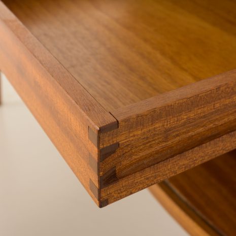 25064 Skandinavischer Frisiertisch aus der Mitte des Jahrhunderts mit verstellbaren Spiegeln, Norwegen, 1970er-Jahre 25064 Skandinavischer Frisiertisch aus der Mitte des Jahrhunderts mit verstellbaren Spiegeln, Norwegen, 1970er-Jahre