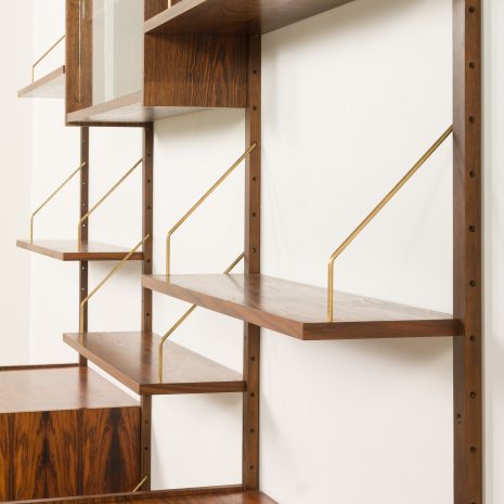 25075 Danish rosewood wall unit by Preben Sorensen for PS System Randers, 1960s-15 25075 Danish rosewood wall unit by Preben Sorensen for PS System Randers, 1960s-15