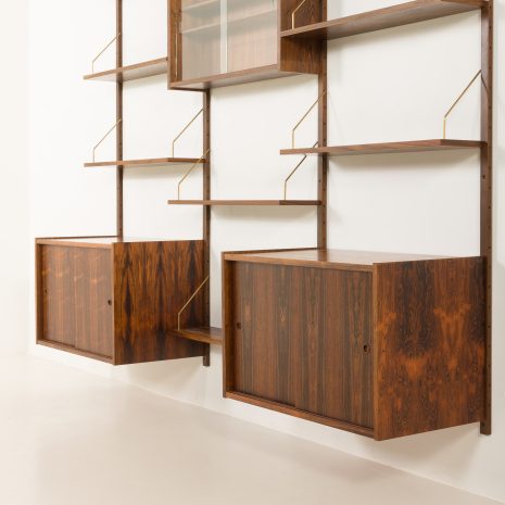 25075 Danish rosewood wall unit by Preben Sorensen for PS System Randers, 1960s-20 25075 Danish rosewood wall unit by Preben Sorensen for PS System Randers, 1960s-20