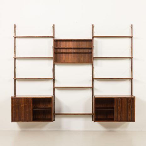 25075 Danish rosewood wall unit by Preben Sorensen for PS System Randers, 1960s-6 25075 Danish rosewood wall unit by Preben Sorensen for PS System Randers, 1960s-6
