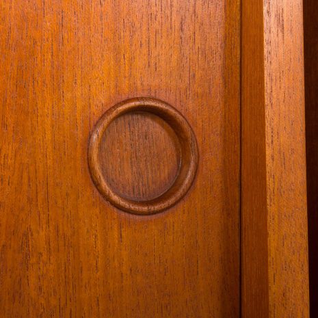 25077 Ergo freestanding three bay teak wall unit with bar cabinet byJohn Texmon, Norway 1960s-24 25077 Ergo freestanding three bay teak wall unit with bar cabinet byJohn Texmon, Norway 1960s-24