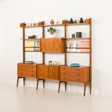 25080 Ergo Wall Unit by John Texmon and Einar Blindheim for Blindheim Mobelfabrikk, Norway, 1960s-2 25080 Ergo Wall Unit by John Texmon and Einar Blindheim for Blindheim Mobelfabrikk, Norway, 1960s-2