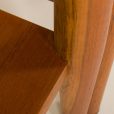 25083 Pair of mid century minimalist nighstands, bedside tables in solid teak, Denmark 1970s-13
