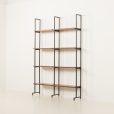 25085 Italian free standing two bay shelving unit or room divider, 1970s-3