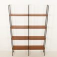 25085 Italian free standing two bay shelving unit or room divider, 1970s-5