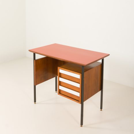 25087 Small Italian mid century desk, 1950s-13 25087 Small Italian mid century desk, 1950s-13