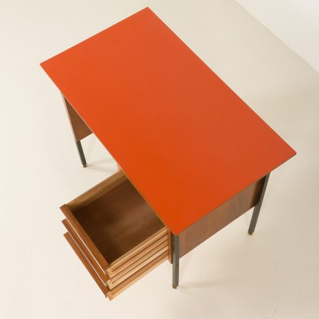 25087 Small Italian mid century desk, 1950s-14 25087 Small Italian mid century desk, 1950s-14