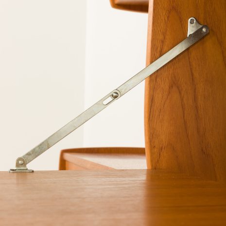 25089 Scandinavian vintage teak wall unit -Ergo- by John Texmon with a hidden desk, Norway 1960s-12 25089 Scandinavian vintage teak wall unit -Ergo- by John Texmon with a hidden desk, Norway 1960s-12