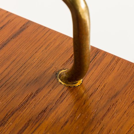 25091 Poul Cadovius entry teak wall unit with a console for Cado, 1960s-10 25091 Poul Cadovius entry teak wall unit with a console for Cado, 1960s-10