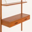25093 Danish teak wall unit with a console in a stye of Poul Cadovius, 1960s-7