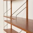 25094 Preben Sorensen PS Systemt home office wall unit in teak, 1960s-6