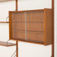 25094 Preben Sorensen PS Systemt home office wall unit in teak, 1960s-7