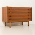 25102 Italian mid century extra wide walnut chest of drawers, 1960s-8
