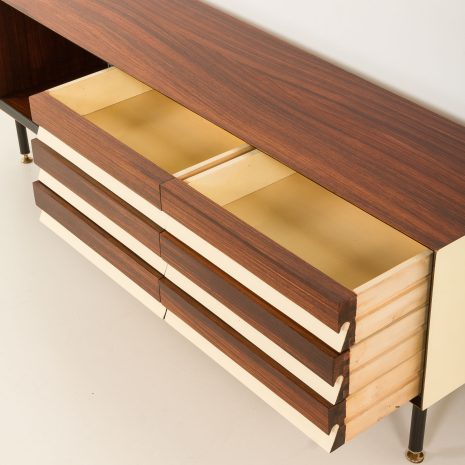 25103 Italian mid century rosewood low sideboard,1960s-15 25103 Italian mid century rosewood low sideboard,1960s-15