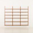 25121 Danish mid century renovated teak shelving unit, 1970s-4