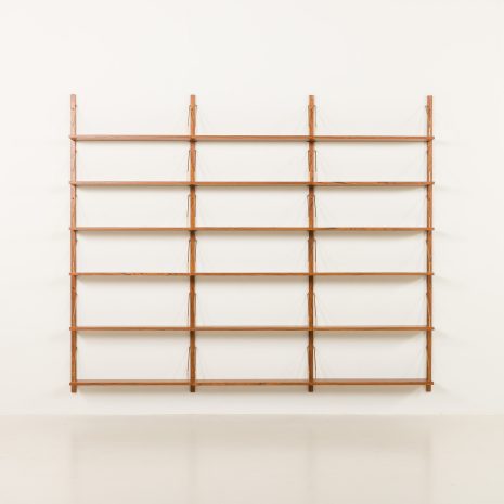 25121 Danish mid century renovated teak shelving unit, 1970s-4 25121 Danish mid century renovated teak shelving unit, 1970s-4
