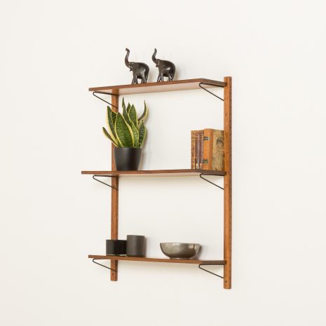 25122 Danish mid century teak shelving unit, 1960s-2 25122 Danish mid century teak shelving unit, 1960s-2