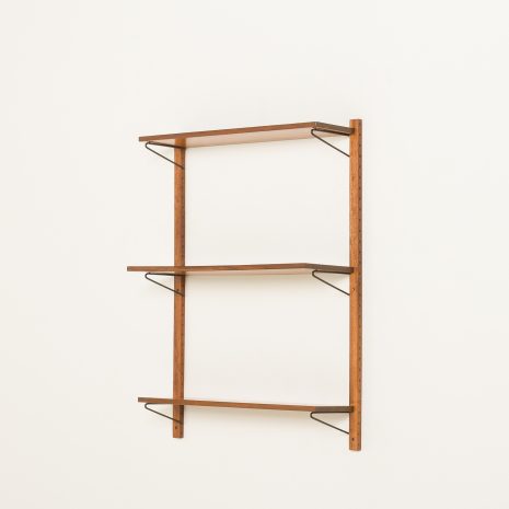 25122 Danish mid century teak shelving unit, 1960s-3 25122 Danish mid century teak shelving unit, 1960s-3