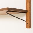 25122 Danish mid century teak shelving unit, 1960s-7