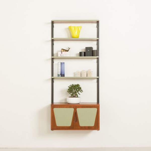 Scandinavian mid century renovated wall unit, 1960s