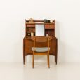 Sécrétaire danois en teck moderne du milieu du siècle avec vanité attr. à Poul Volther, 1960s