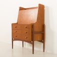 25131 Danish mid century modern teak secreatire with a vanity attr. to Poul Volther, 1960s-18