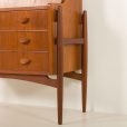 25131 Danish mid century modern teak secreatire with a vanity attr. to Poul Volther, 1960s-19