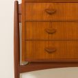 25131 Danish mid century modern teak secreatire with a vanity attr. to Poul Volther, 1960s-26