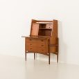 25131 Danish mid century modern teak secreatire with a vanity attr. to Poul Volther, 1960s-5