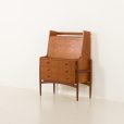 25131 Danish mid century modern teak secreatire with a vanity attr. to Poul Volther, 1960s-6