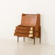 25131 Danish mid century modern teak secreatire with a vanity attr. to Poul Volther, 1960s-7